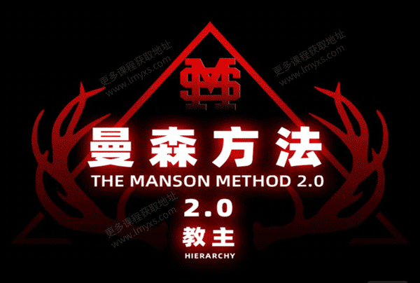 柯李思Chris《曼森方法2.0》曼森2.0曼森版全系统上实战课视频课程
